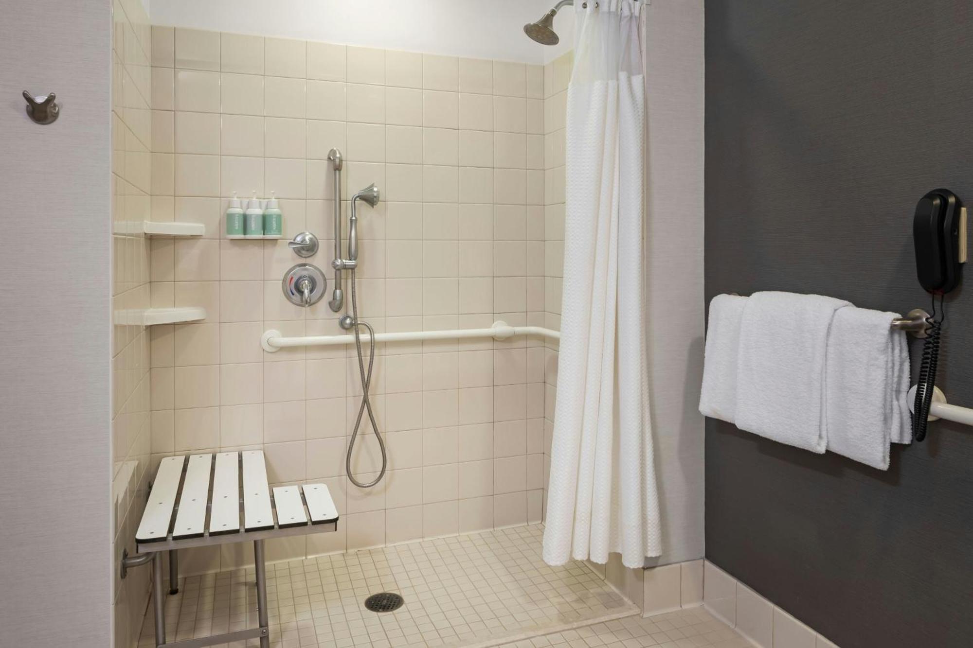 King Room Roll Shower Mobility Access or Hearing Accessible