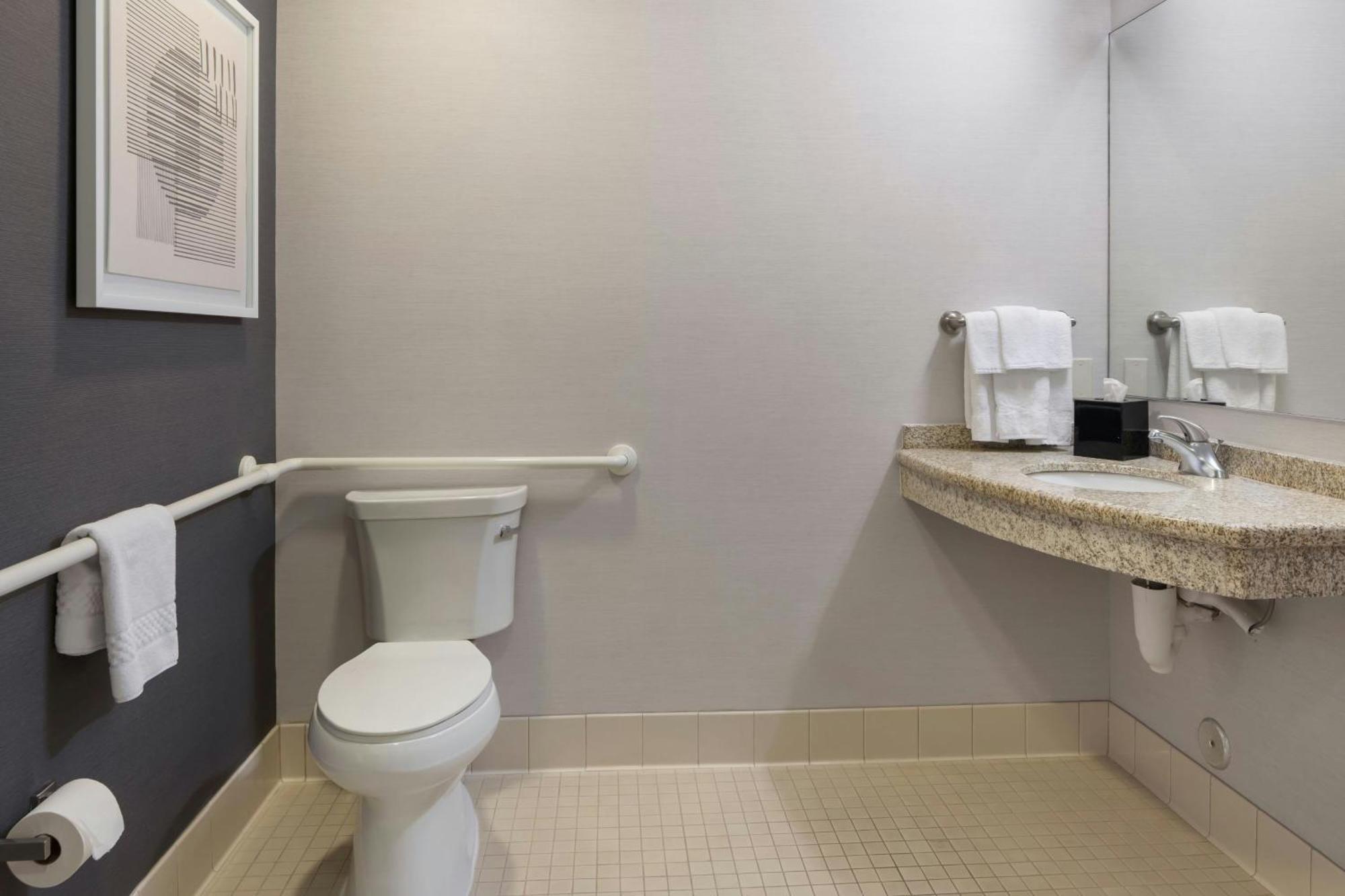 King Room Roll Shower Mobility Access or Hearing Accessible
